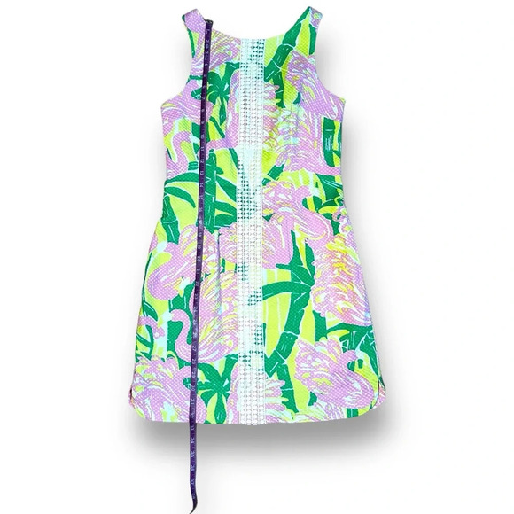 Lilly Pulitzer For Target Women's size 2 Fan Dance Shift Dress Flamingo 20th LFT - Picture 2 of 9